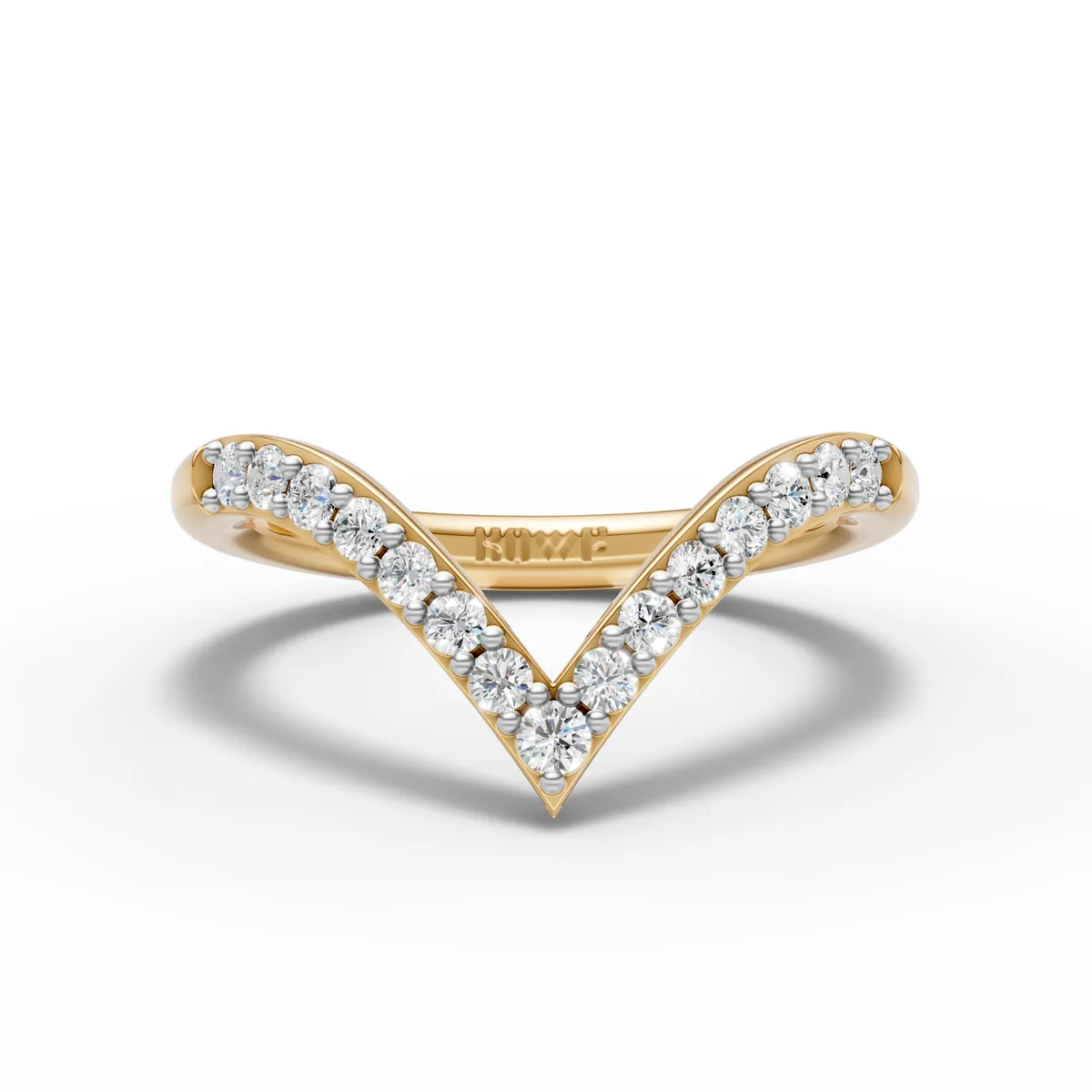 Wishbone Diamond Ring